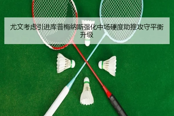 尤文考虑引进库普梅纳斯强化中场硬度助推攻守平衡升级